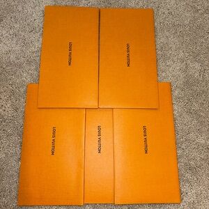 LV envelopes and LV shopping bag